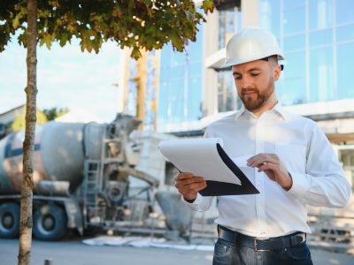 construction-worker-control-construction-roof-structures-construction-site-sunset-background